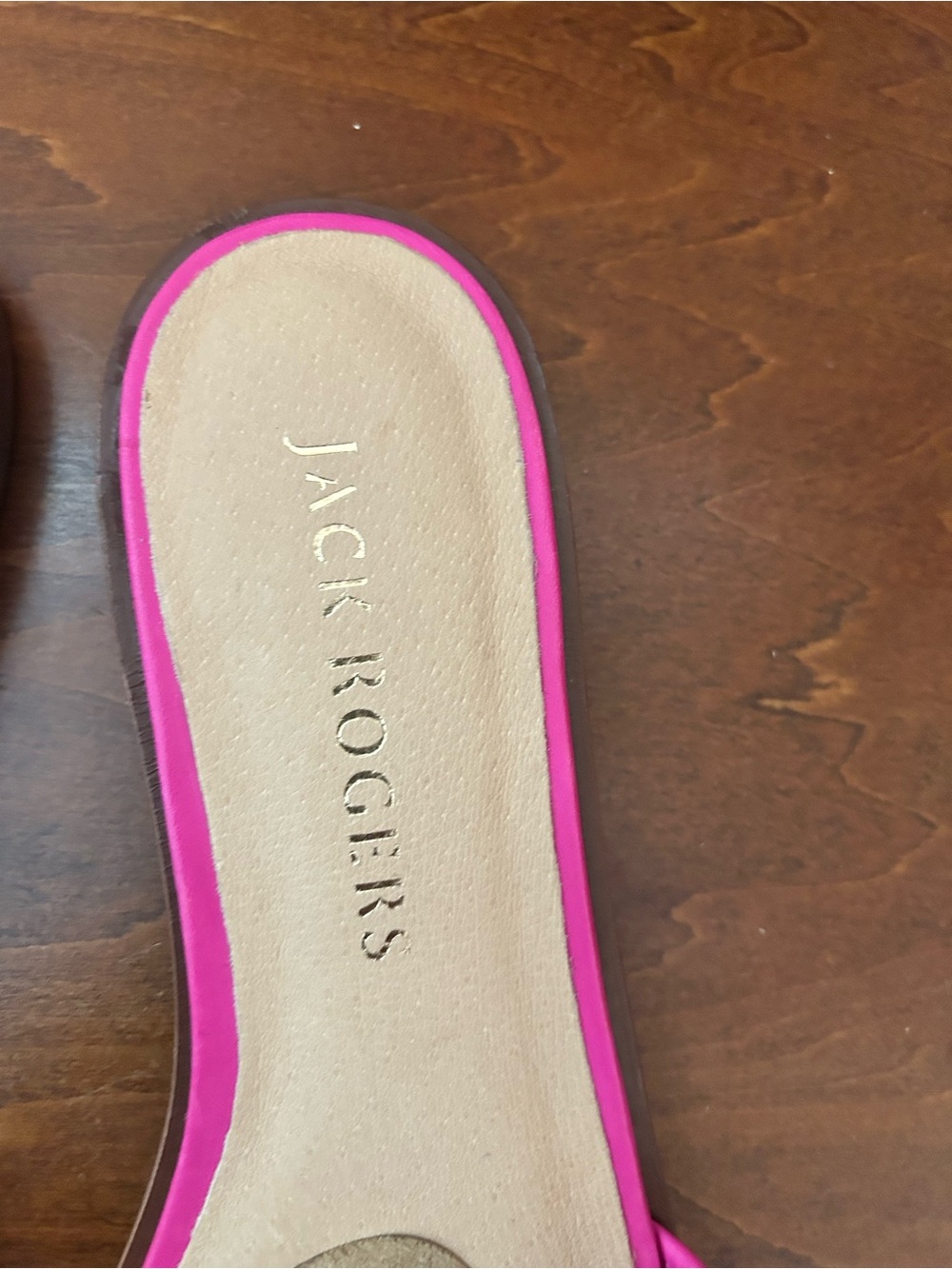 Jack Rogers Hot Pink Woven Slide Sandal size9 - Picture 8 of 12